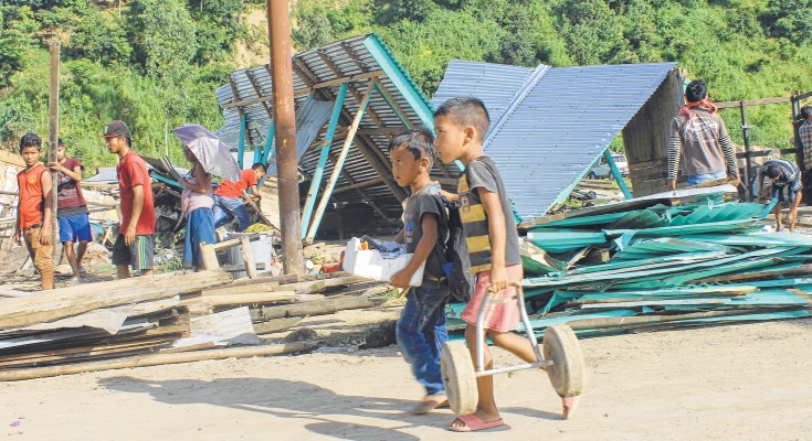 Villagers of Thanga Sendra Chingkhong condemn eviction drive