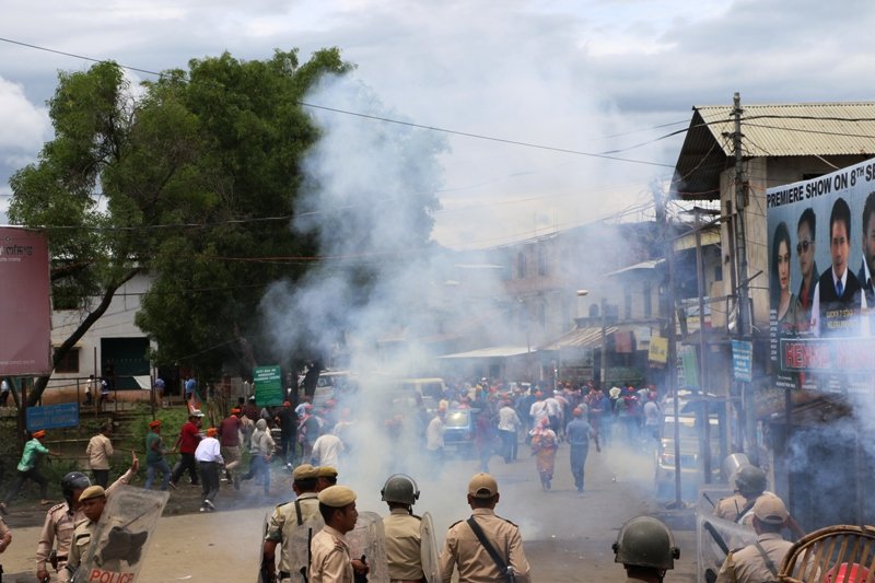 ILPS protest: Police foils attempt to storm at Manipur Legislative Assembly