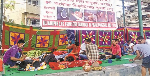 DPC completed constables undergoing hunger-strike