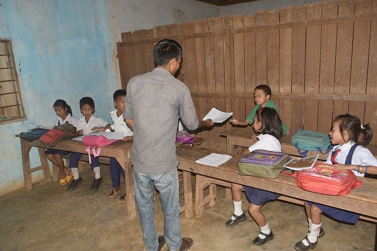 With no teachers, Govt School at Kwatha is taught by substitute teachers