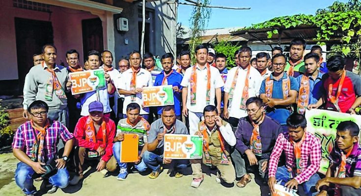BJP launches campaigns at various places