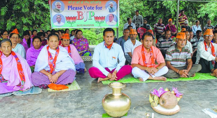 BJP protests Congress misrule