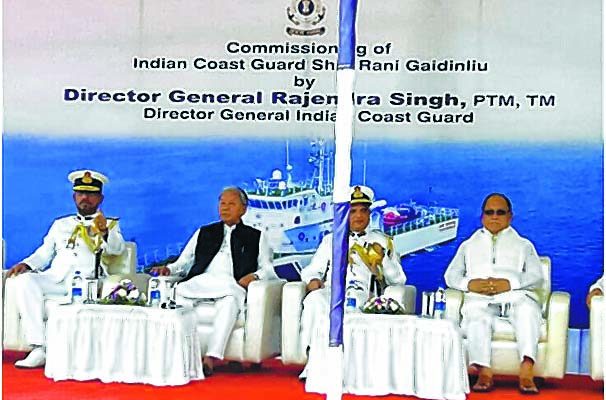 Indian Coast Guard's Rani Gaidinliu commissioned