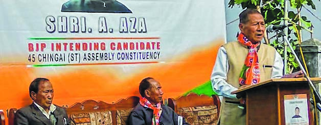 Aspiring BJP candidate Blessing ceremony for Aza held