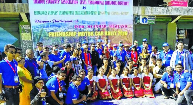 India-Myanmar-Thailand trilateral highway CM flags off Friendship Car Rally