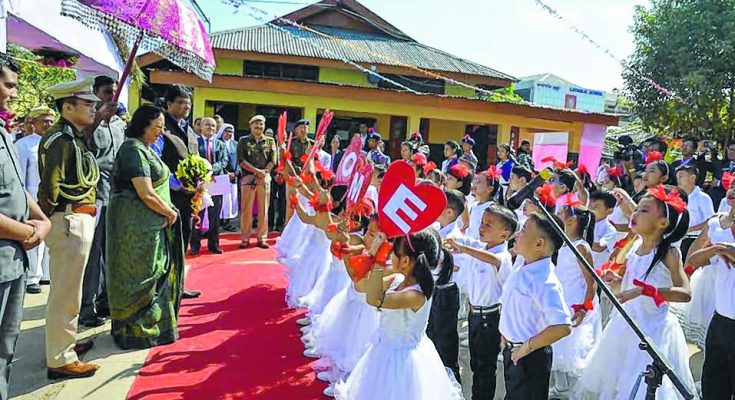Governor grace Children's Day celebration at Catholic School