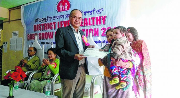 Healthy baby competition held