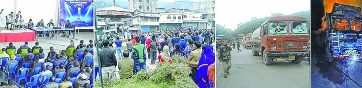Blockade in Manipur a gross violation of law : MHA warns