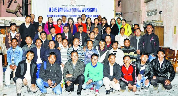 Orientation workshop of newly recruited staff of DIPR held