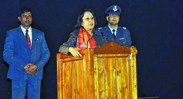 Governor Najma bats for promotiion of State dance forms