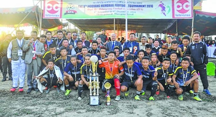 Xth Jadonang memorial football tournament Sawombung Sairem crowned champions