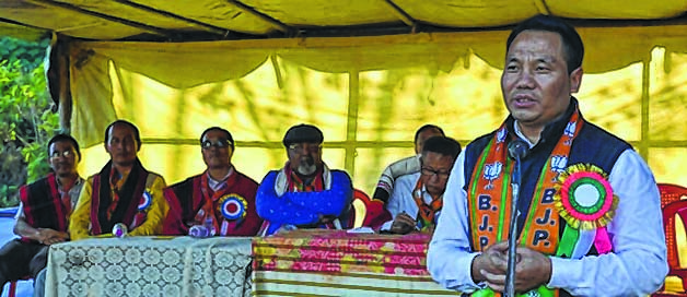 Many attend blessing ceremony of Wiloubou Newmai