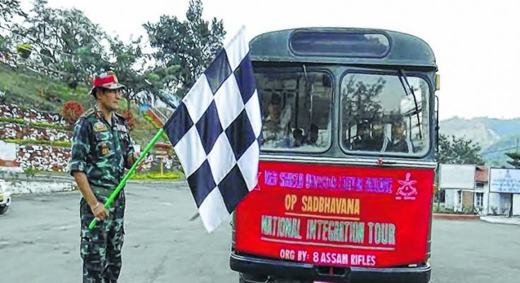 National integration tour flagged off