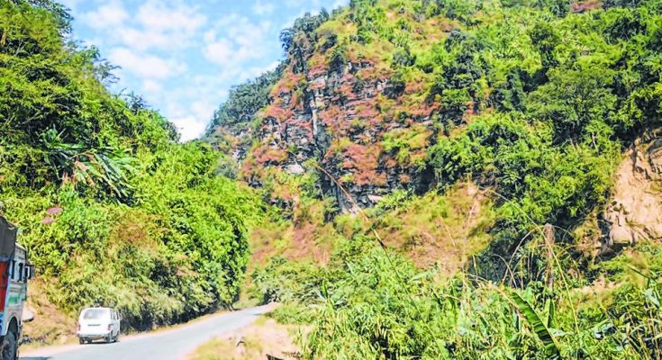 An eye on Imphal-Jiri road