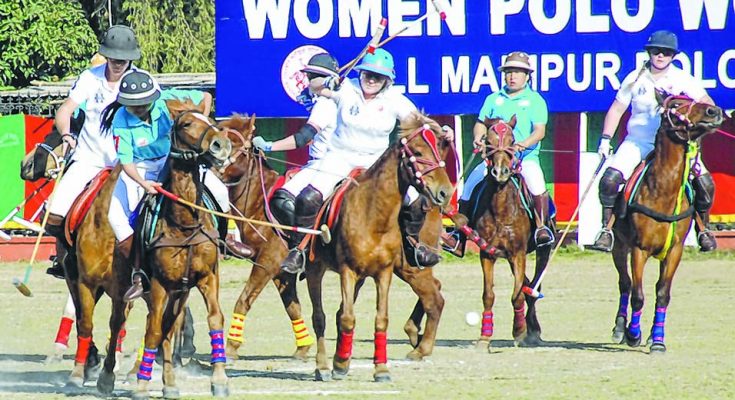 2nd Manipur Statehood Day Women's Polo Tournament State team suffer second defeat