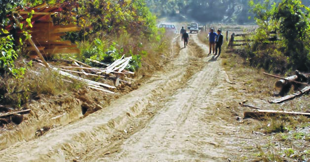 Villagers let down by incomplete roads