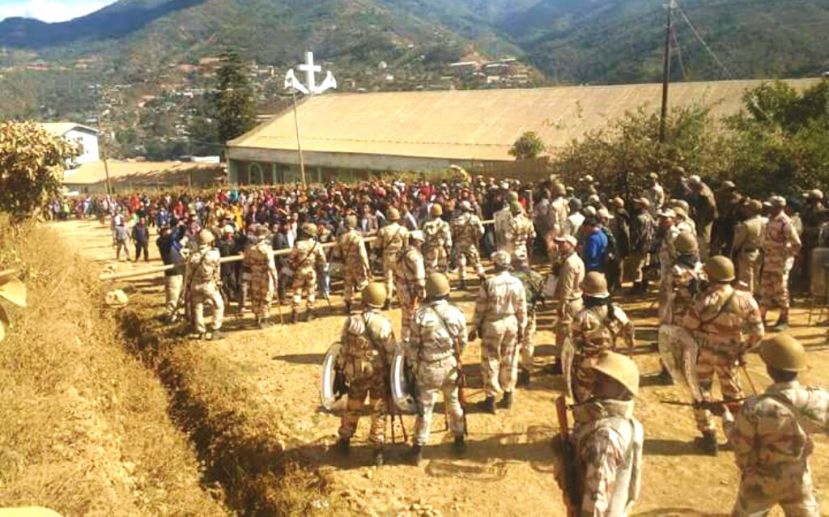 UNC's agitation: 7 including 3 women injured in police action at Senapati
