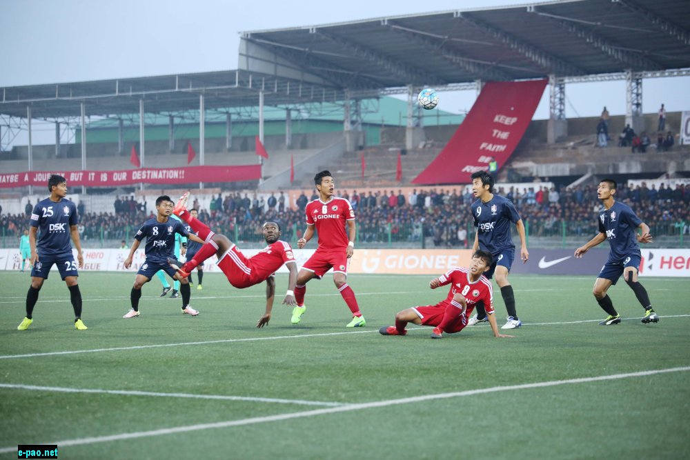 Shillong Lajong FC go down fighting to DSK Shivajians