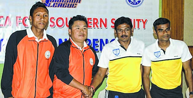Home team NEROCA  FC, Sangakpham and debutant Southern Samity, Kolkata