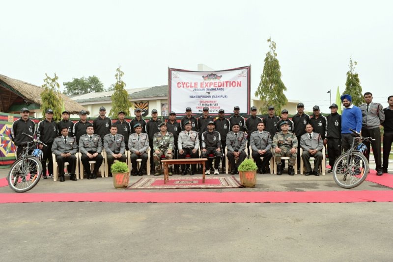 Assam Rifles Organised Cycling Expedition