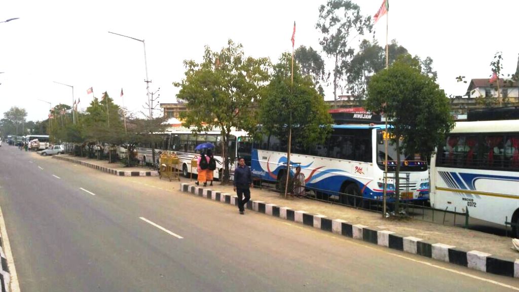 Bus drivers protest