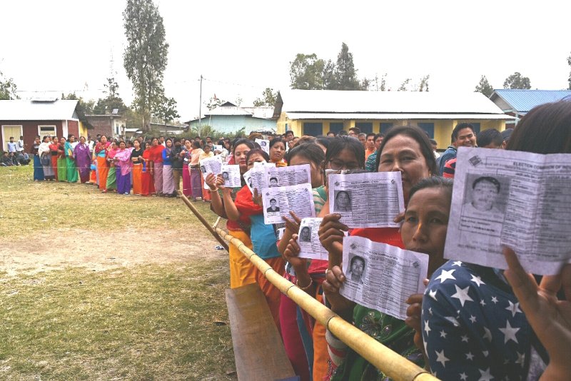 Voters turn out rate reaches 80% in first phase Manipur poll