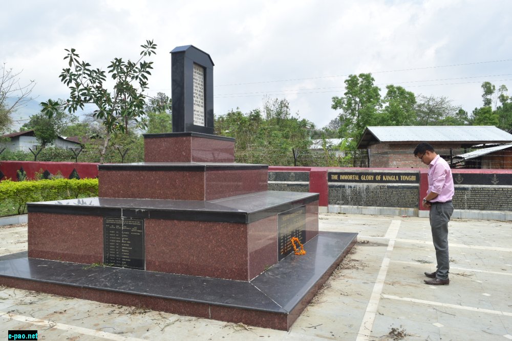 Fitting tribute paid to war heroes of the Battle of Kanglatongbi