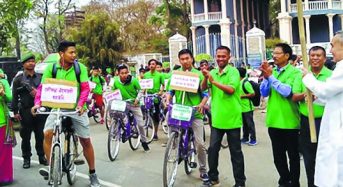 Dy CM flags off LOUSAL cycle rally
