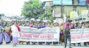 Protest rally staged against gang rape