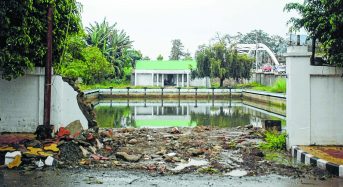 Many decry conversion of swimming pool into parking lot