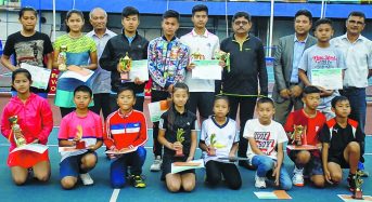 Governor Tennis Trophy Rahul Pamei lifts U 14 boy's title