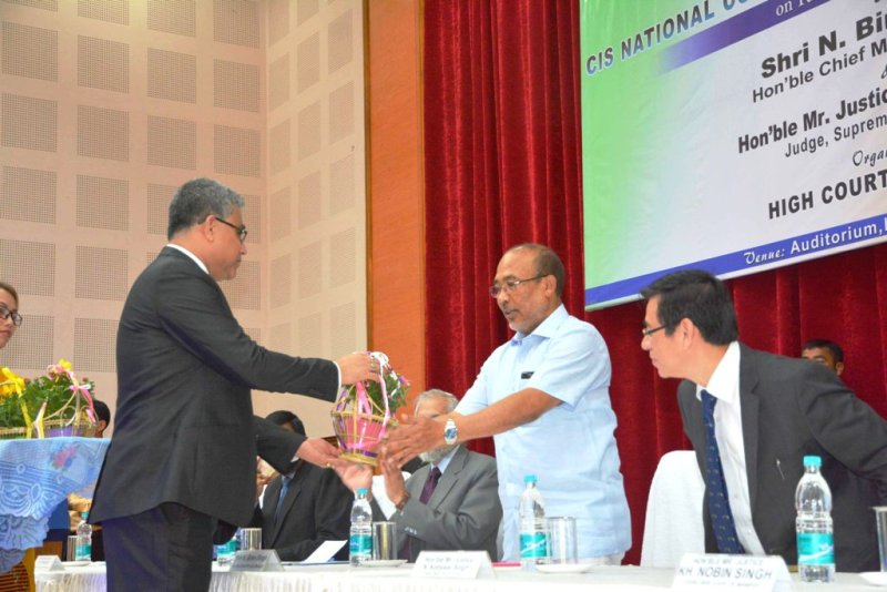 CM launches CIS national core version 1.0 for the high court of Manipur