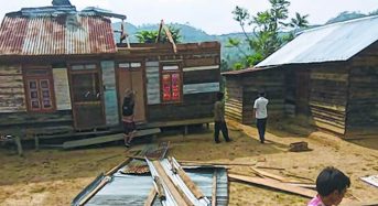 Windstorm leaves a trail of destruction at Ukhrul village