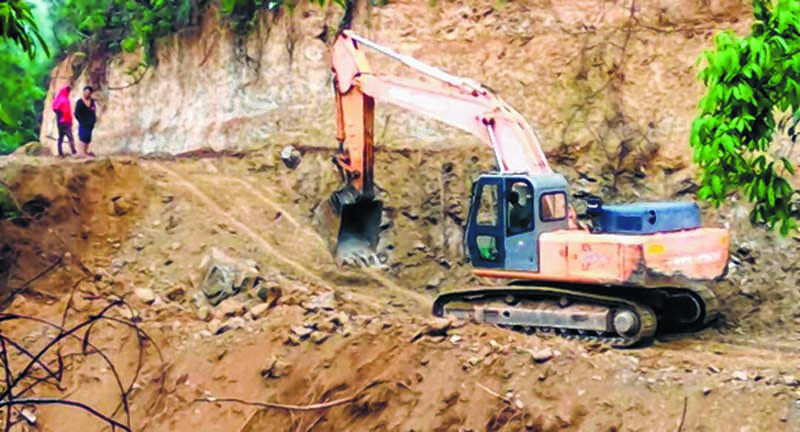 Faulty PMGSY road alignment peeves Ukhrul border villages