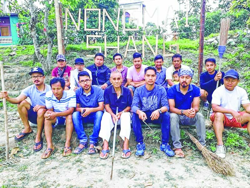 Youngsters revive Imphal riverbank