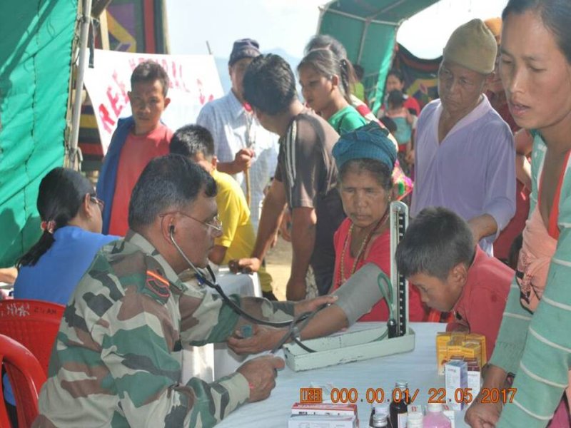 Medical Camp  conducted at Joupi village on 22 May 2017