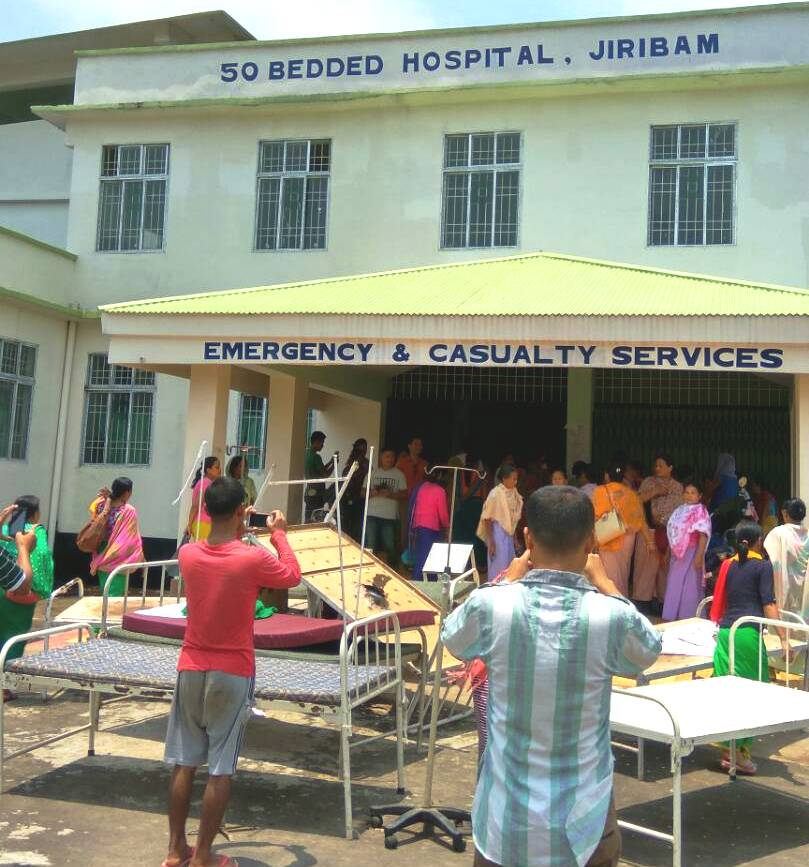 Jiribam residents vandalise 'below par' hospital