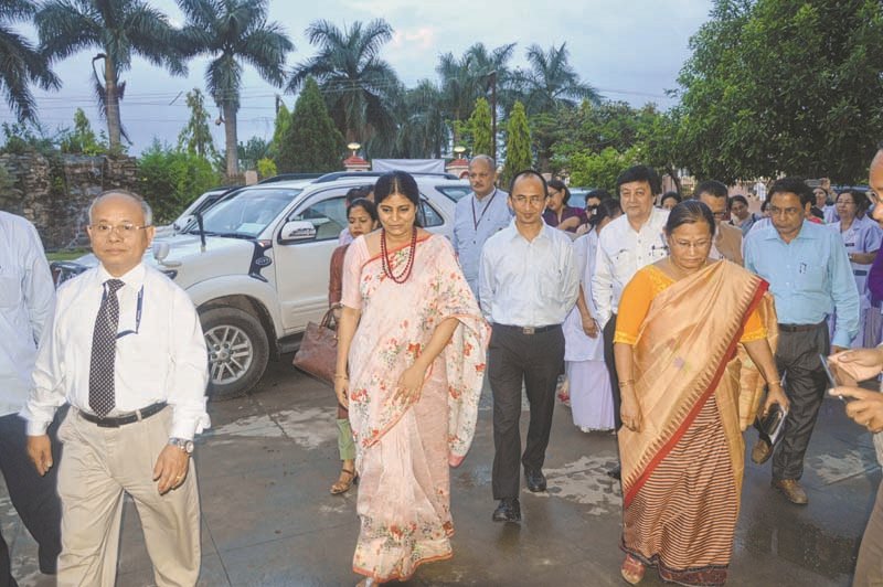 Union Minister inspects RIMS 
