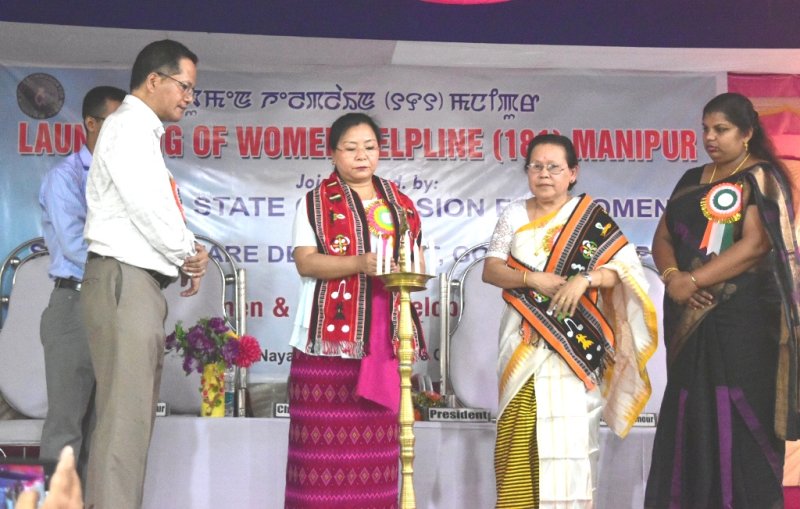 24-hour women helpline '181' launched at Imphal on June 23 2017'