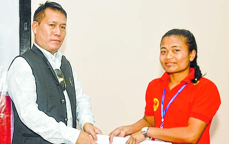 Remuneration for sportspersons to be hiked to Rs 1000 from Rs 200 per day : Letpao Haokip