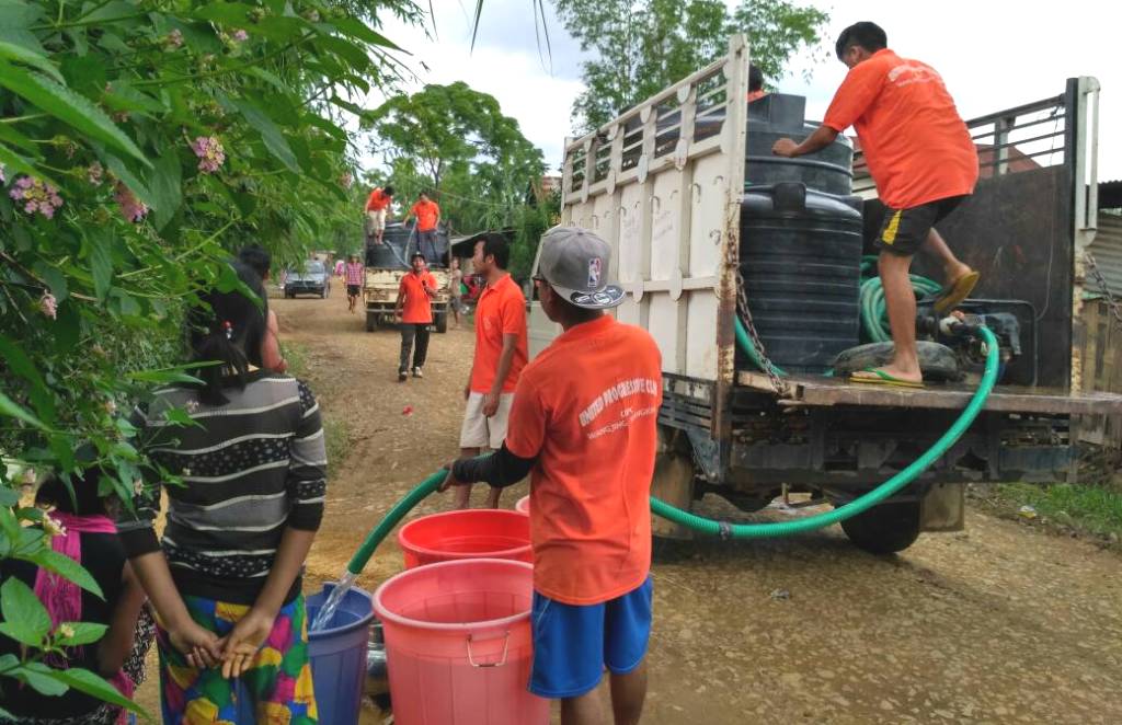 Safe drinking water provided to flood affected villagers