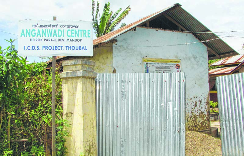 Insufficient Anganwadi centres at Heirok