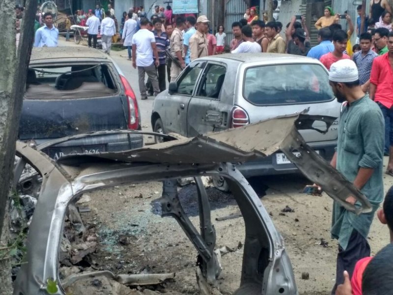 1 AR, 4 civilian hurt in Imphal blast
