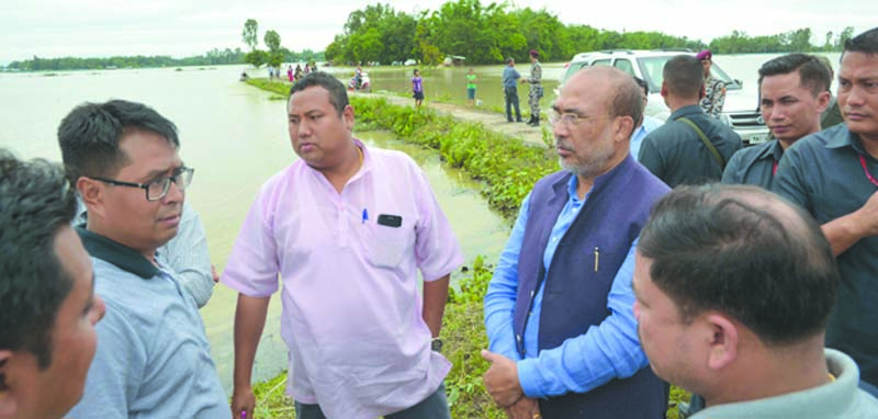 No rollback of dists creation : N Biren ; CM inspects flood affected areas