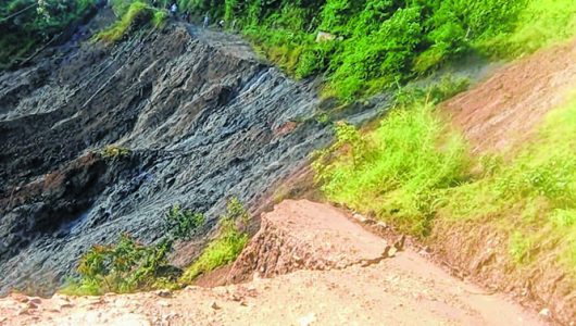 Imphal-Dimapur route cut off, 2 killed in earlier landslide