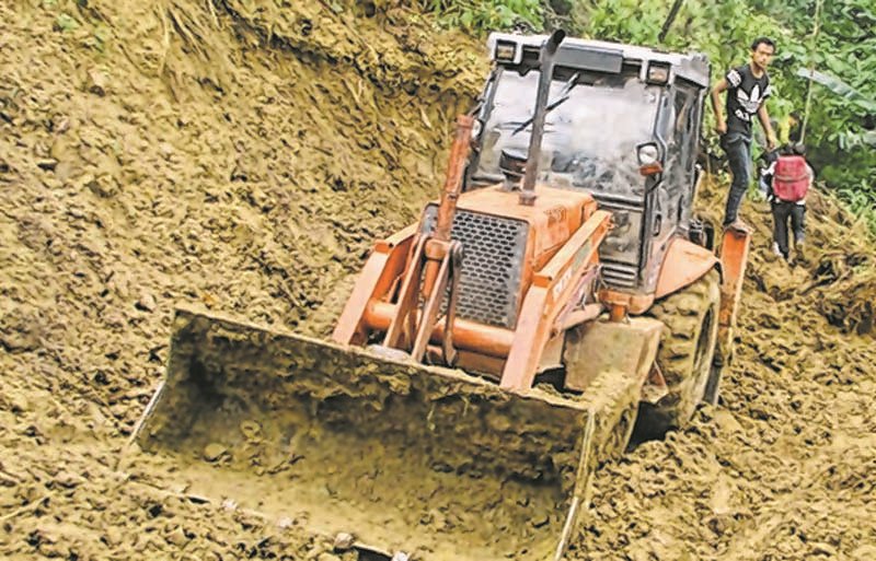 MLA restores damaged border villages road