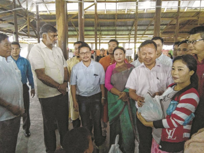 MP inspects relief camps, extends aid