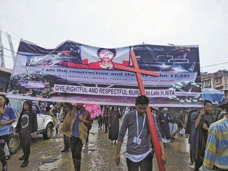 Catholic congregation rally against 'One village, one denomination' law held in Ukhrul