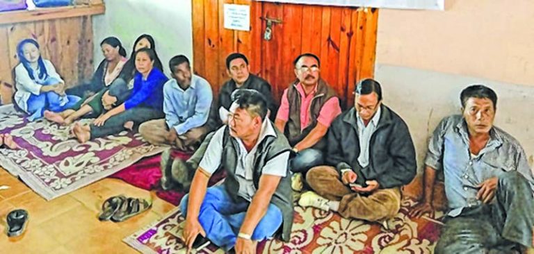 DRDA, Ukhrul staff launch indefinite ceasework strike