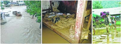 Floods wash away orphanage, mudslides hit hill station again Manipur has been witnessing frequent flash floods after Cyclone Mora hit State in May